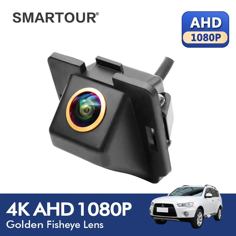 SMARTOUR AHD 1080P Kamera cofania do samochodu Mitsubishi Outlander XL Citroen C-Crosser Peugeot 4007 HD Noktowizor Wodoodporna