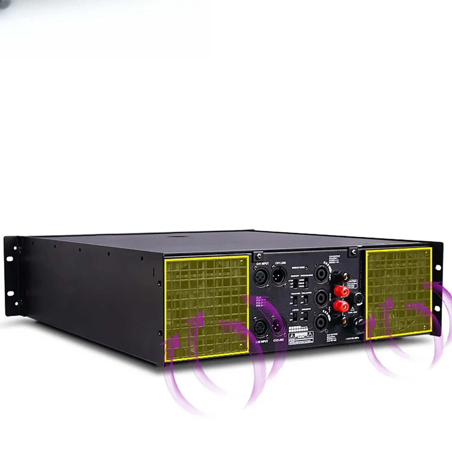 professional 5000W * 2 channel audio high-power amplifier, large-scale performance