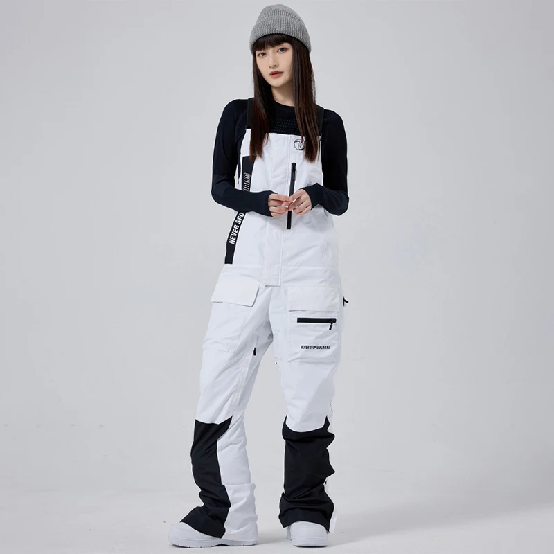 

Outdoor Sport Man Suspender Ski Jumpsuits Winter Mountain Waterproof Women Snow Overalls Hiking Male Bibs Trousers Clothes