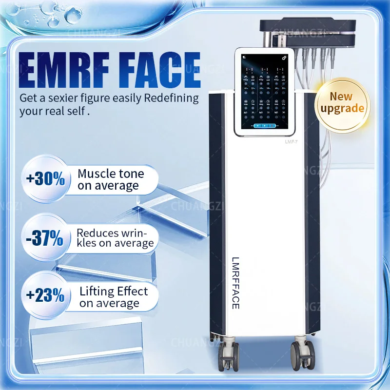 LMRFFACE Wrinkle Removal Anti-aging Microcurrent Facial Lifting Skin Tightening Emrf Facial Machine Activate Collagen Beautify