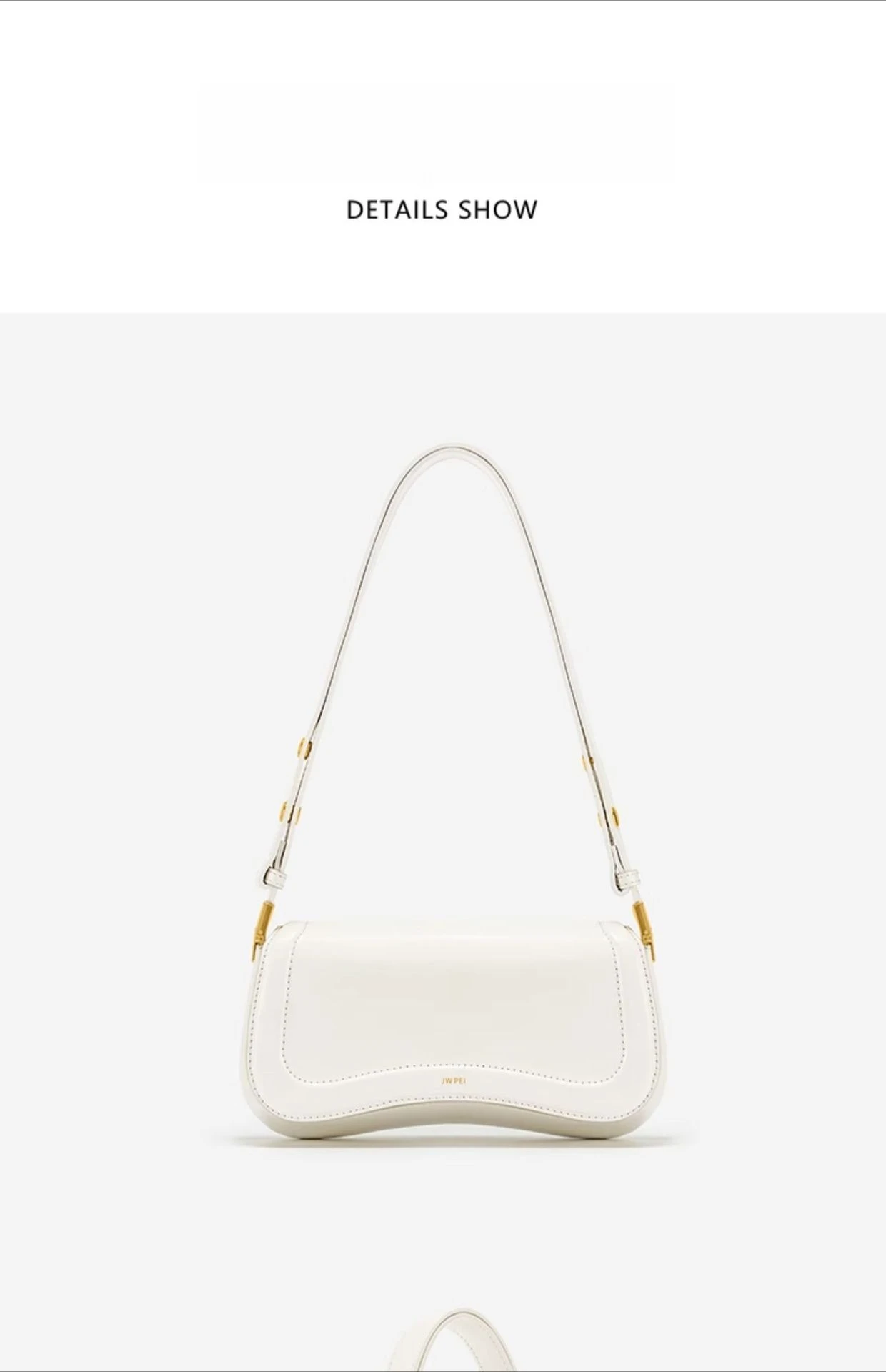 JW PEI Pudding Bag, French Style, Niche Bag, Women's, High-End, Simple, Underarm, Crossbody Bag
