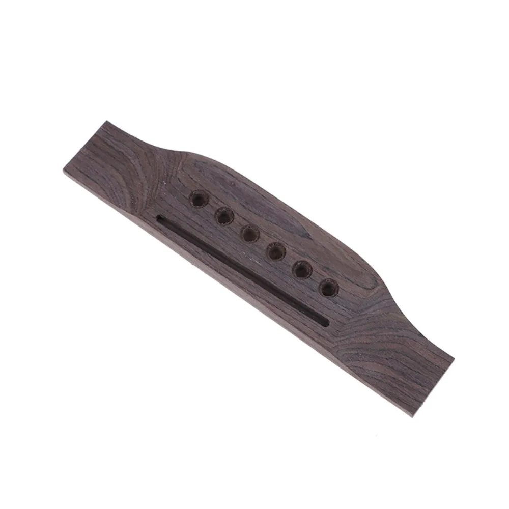 Guitar Parts Rosewood Bridge for Acoustic Guitar Accessories Rosewood Guitar Bridge for Acoustic Guitar Wooden Reddish Brown