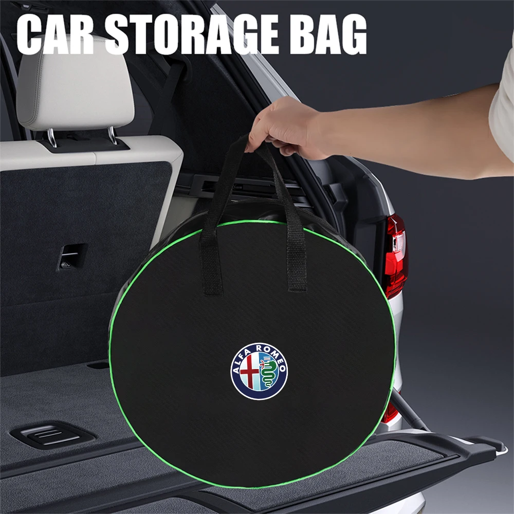 

Автомобильный зарядный кабель для электромобиля, коробка для хранения, сумка для переноски зарядного устройства, водонепроницаемый органайзер для багажника для Alfa Romeo Giulietta 159 147 156 Mito Tonale