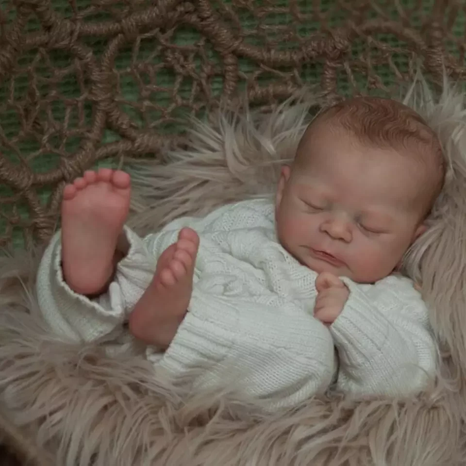 18-20 Zoll wasch bar timothy bebe reobrn Junge/Mädchen mit bemaltem Haar voller weicher Vinyl körper 3d Farbe Haut lebensechte echte wieder geborene Puppe