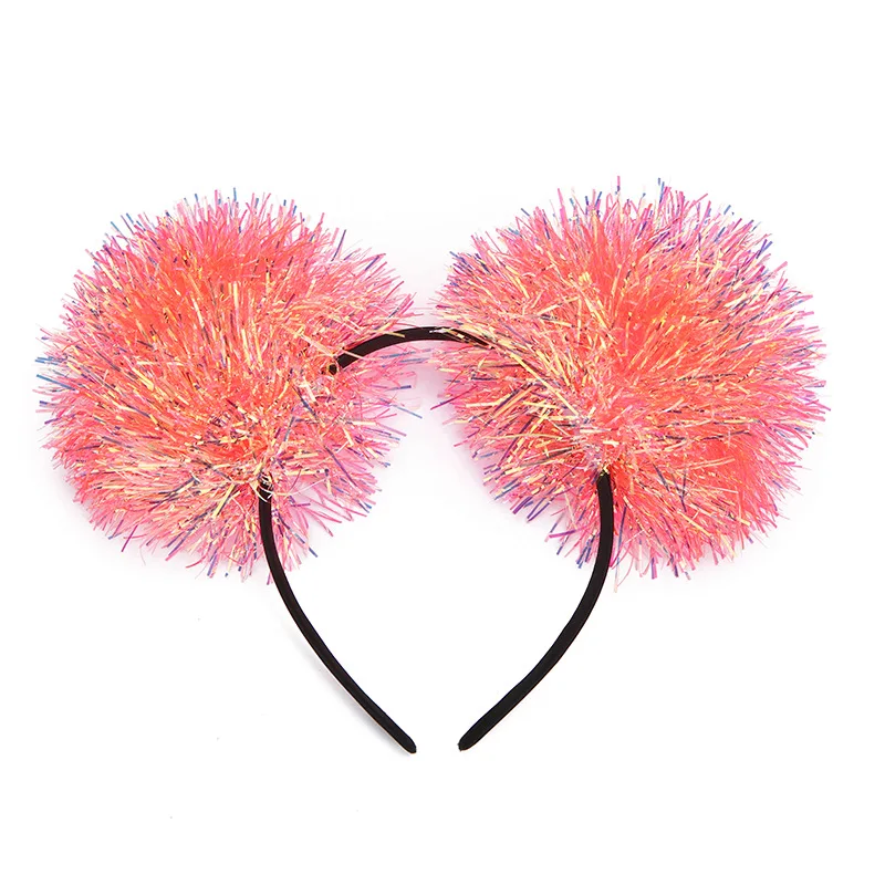 

Super beautiful INS Japanese cute shiny silk headband party birthday headband fairy Christmas sparkling hair accessory wholesale