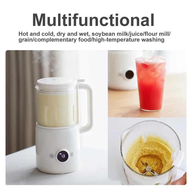 Olayks Mini Food Blender 600ml Soymilk Maker Baby Food Supplement Maker Multifunction Mixer Kitchen Appliances 220V