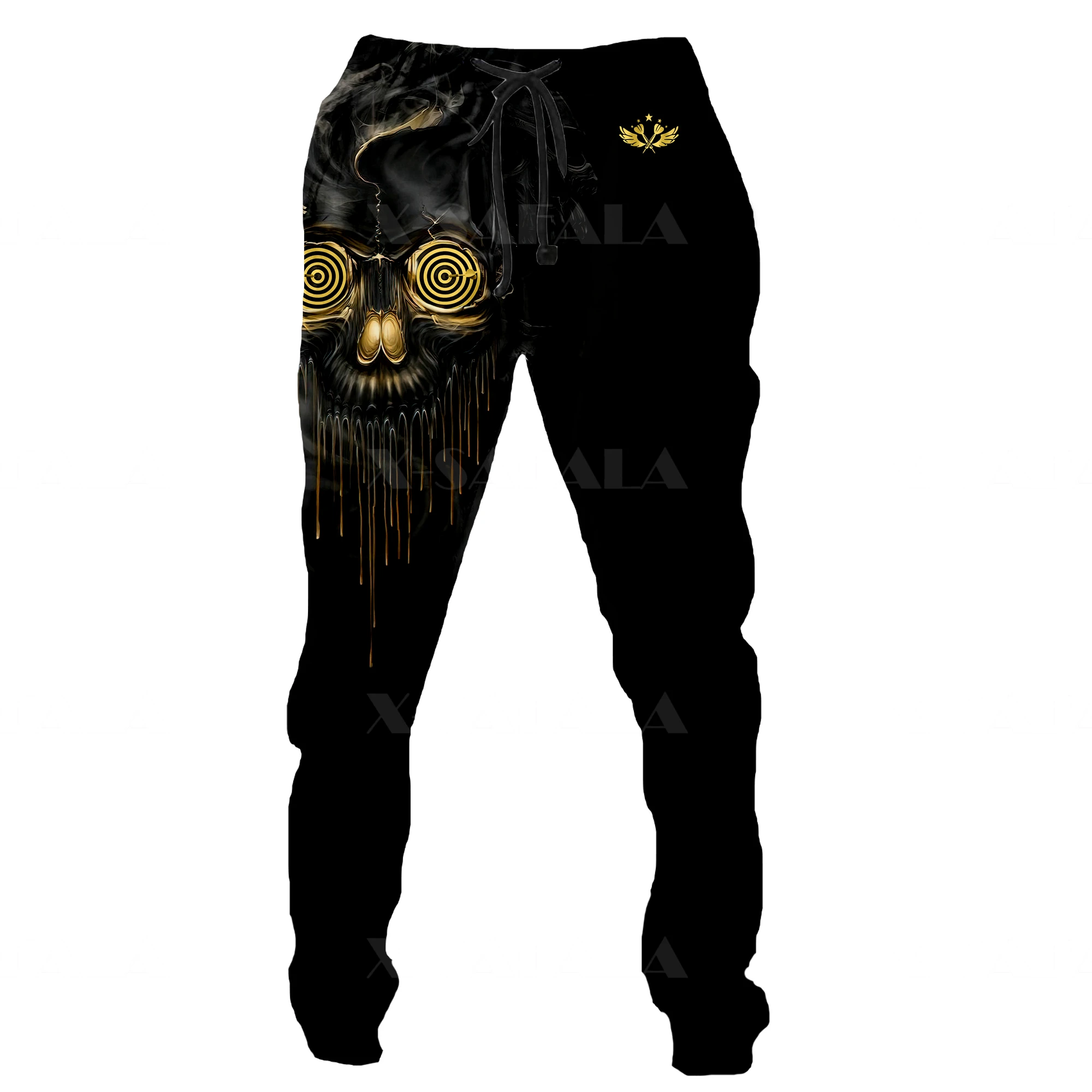 Dart Lovers Fire Skull Darter Dart Gift 3D Print Trousers Men Sweatpants Casual Long Joggers Streetwear Autumn Sports Pants-14