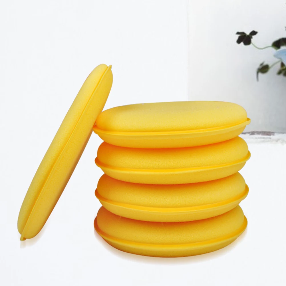 

5 pcs Car Wash Sponge High Density Reusable Durable Car Cleaning Tool For Glass Paint Scrubber Pad