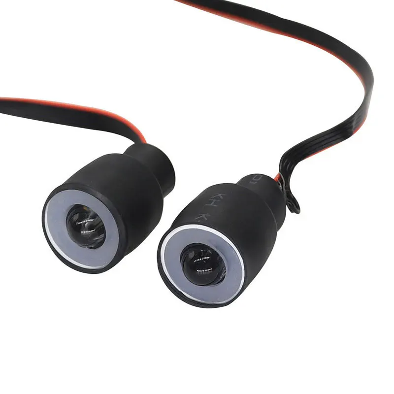 2 szt. LED-owe reflektory do samochodów RC typu Climbing Car, pasujące do 1/10 Axial SCX10/TRX4/D90/90046/90047 Jeep Wrangler, akcesoria do modyfikacji