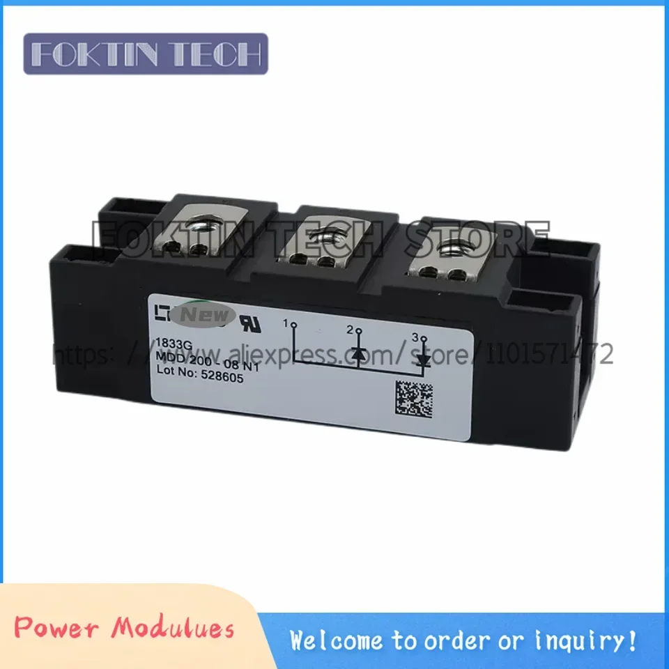 New MDD200-08N1 MDD200-18N1 MDD200-12N1 MDD200-14N1 MDD200-16N1 MDD200-20N1 MDD200-22N1  Original  Power Module