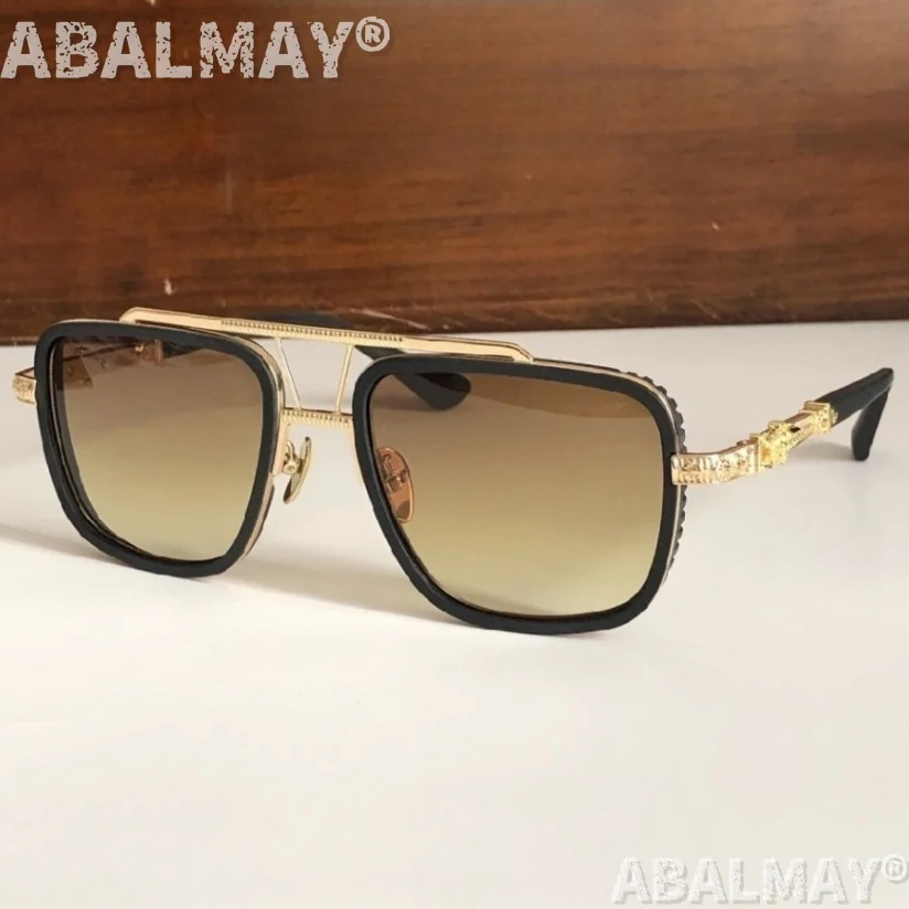 نظارات شمسية عالية الجودة للرجال والنساء PUSHIN ROD II من التيتانيوم بتصميم عصري فاخر نظارات شمسية UV400 مع صندوق