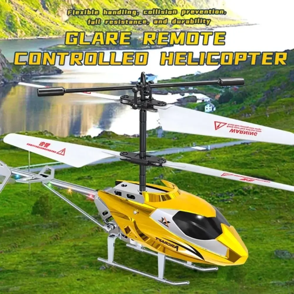 RC Helicopter 3.5CH 2.5CH Remote Control Airplane USB Charging Fall Resistant Collision Wireless Aircraft Children\'s Day Gifts