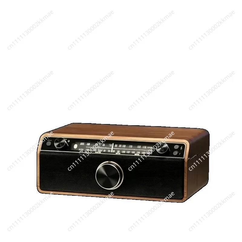 WR-12BT Subwoofer Audio Stereo Retro Bluetooth Speaker Semiconductor Radio, Function: FM/AM/AUX/BT