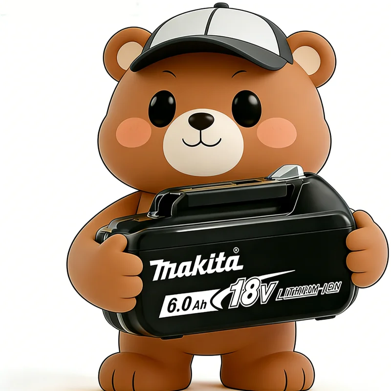 

100% Genuine 18V Makita 6Ah Makita Battery BL1840 BL1830B BL1850B BL1850 BL1860 BL1815 Replacement Lithium Battery