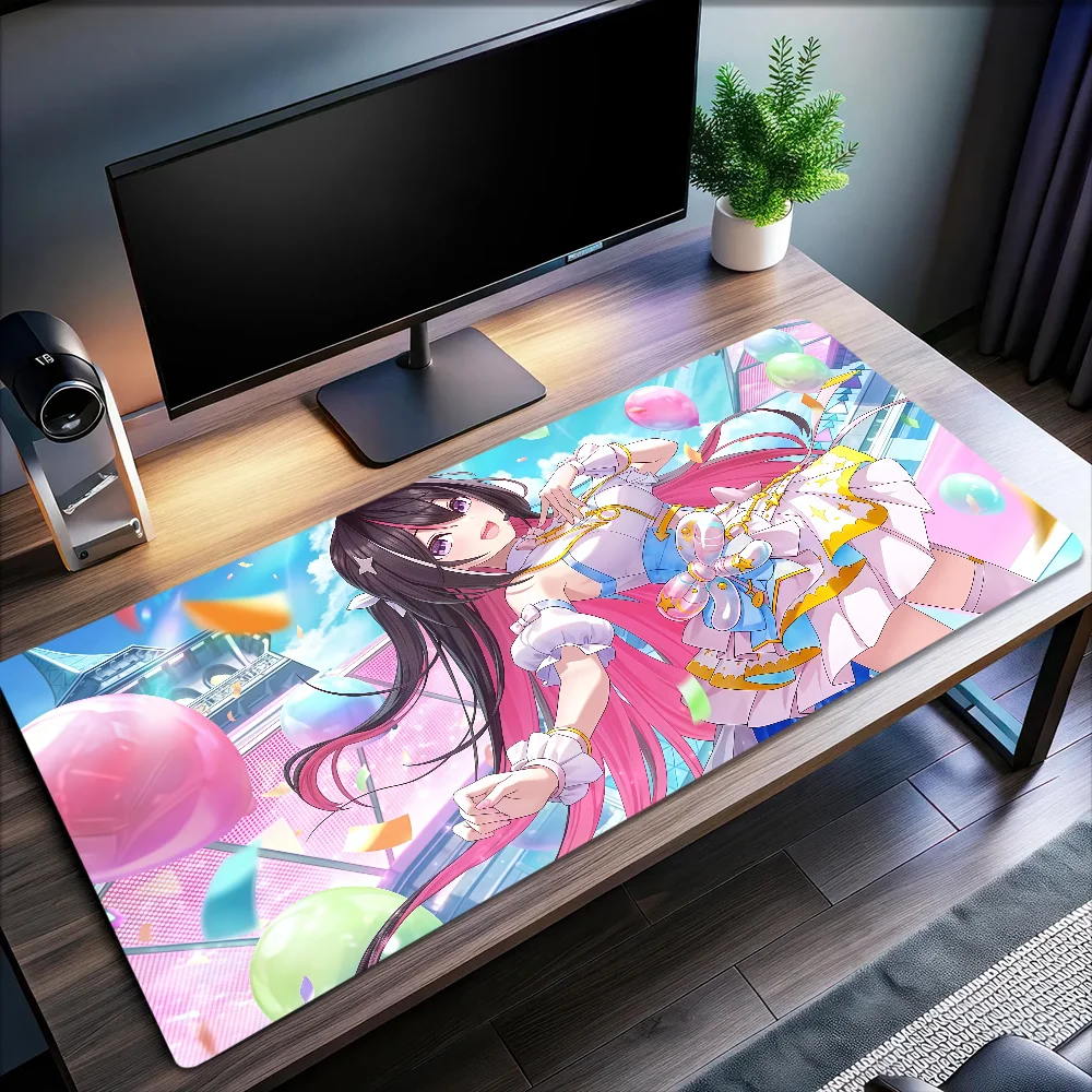 Mouse Pad Non-slip Lockedge Singer Office Student Gaming Thickened Large Writing Virtual A-AZKi Cushion MousePad