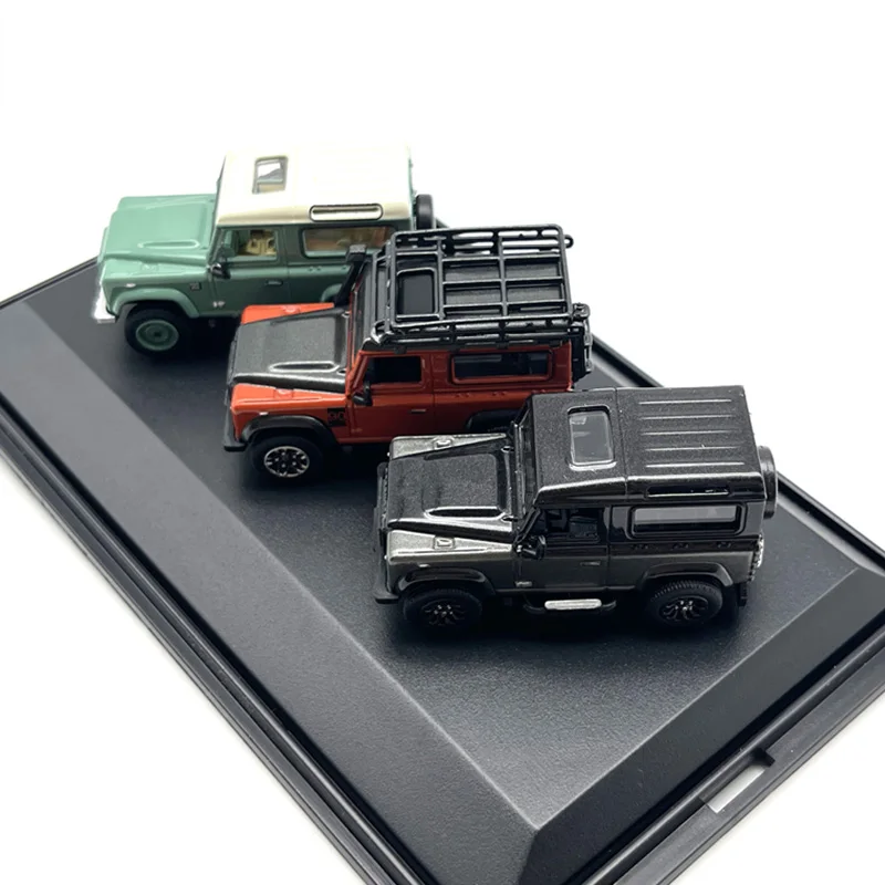 1:76 Scale Diecast Alloy Land Rover Defende Off-road Vehicle Model Classic Toy Adult Collectible Gift Souvenir Static Display