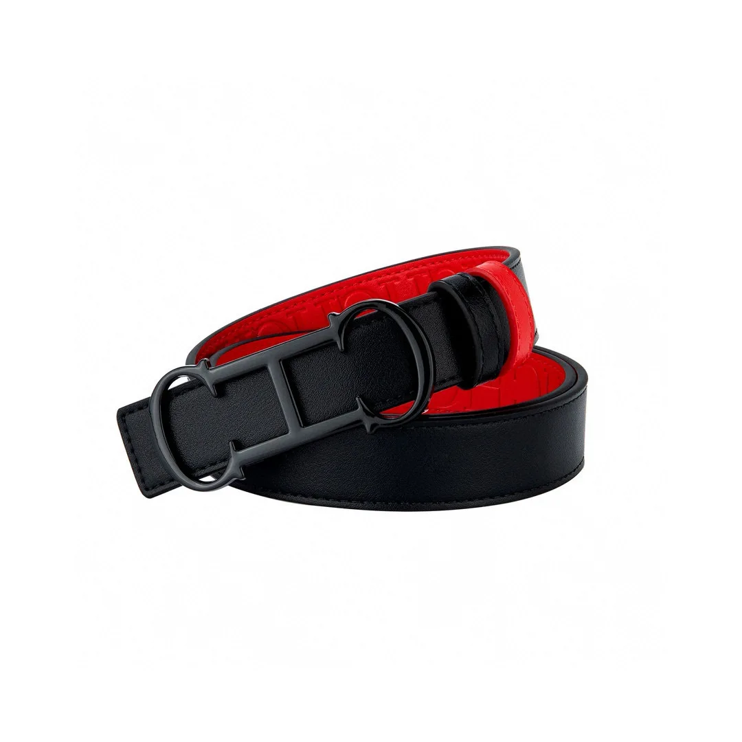 Omkeerbare damesriem, 2 maten, dubbelzijdig lederen tailleband, geschenkdoos, comfortabele, veelzijdige riem voor damesmode