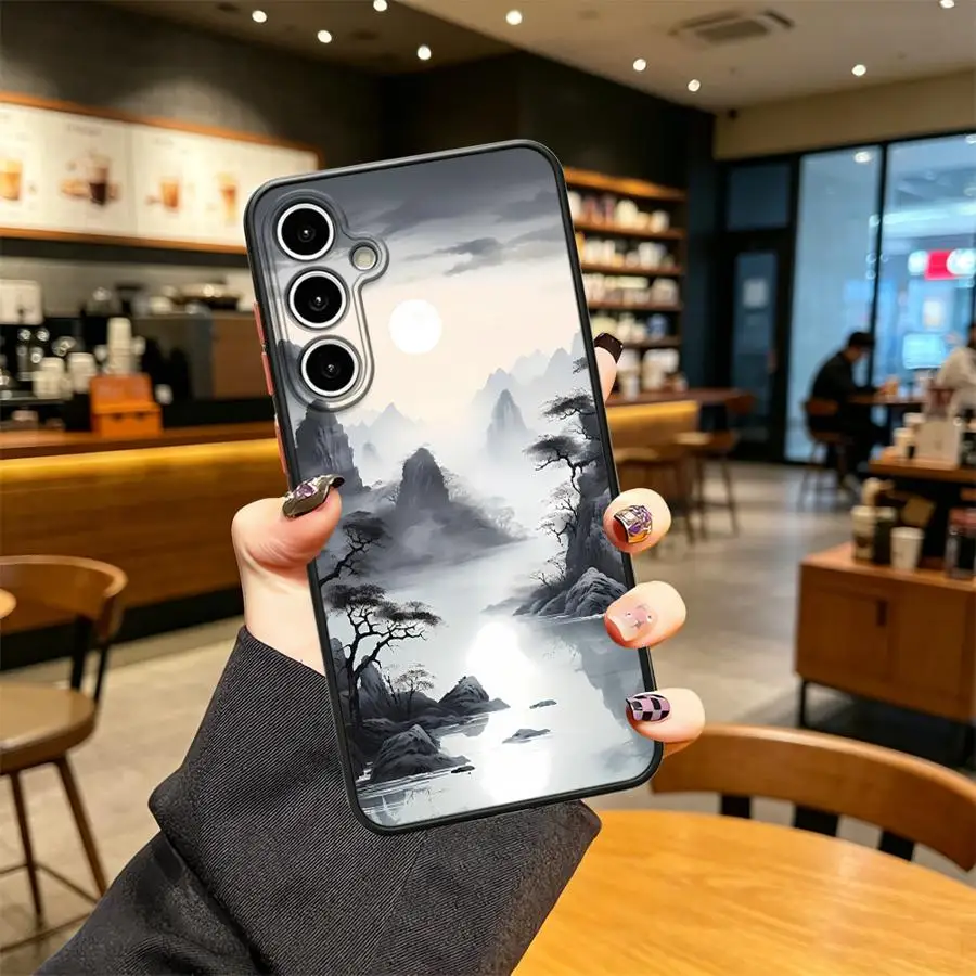 Phone Cover Case for Samsung Galaxy A56 A14 A23 A34 A73 A33 A16 A15 A52S A72 A36 A35 A53 A55 A54 A17 A52 Mountain Landscape