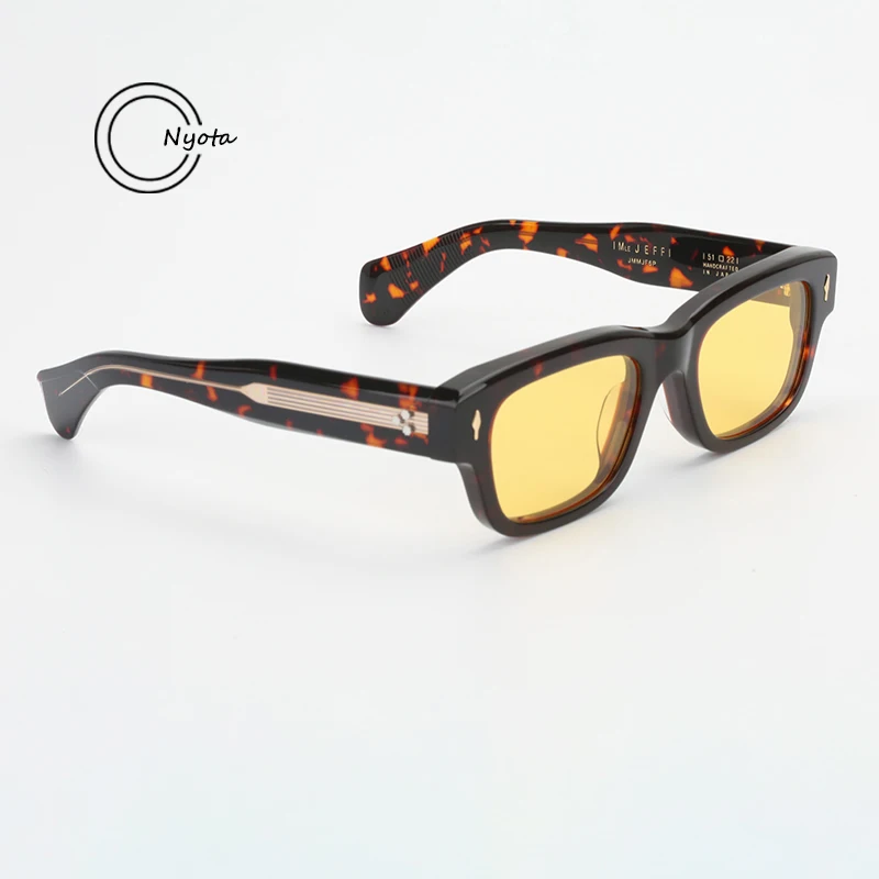 

New High Quality Acetate Square Sunglasses For Men's And Women's Fashionable Trend Designer UV400 Outdoor Handmade SUN GLASSES