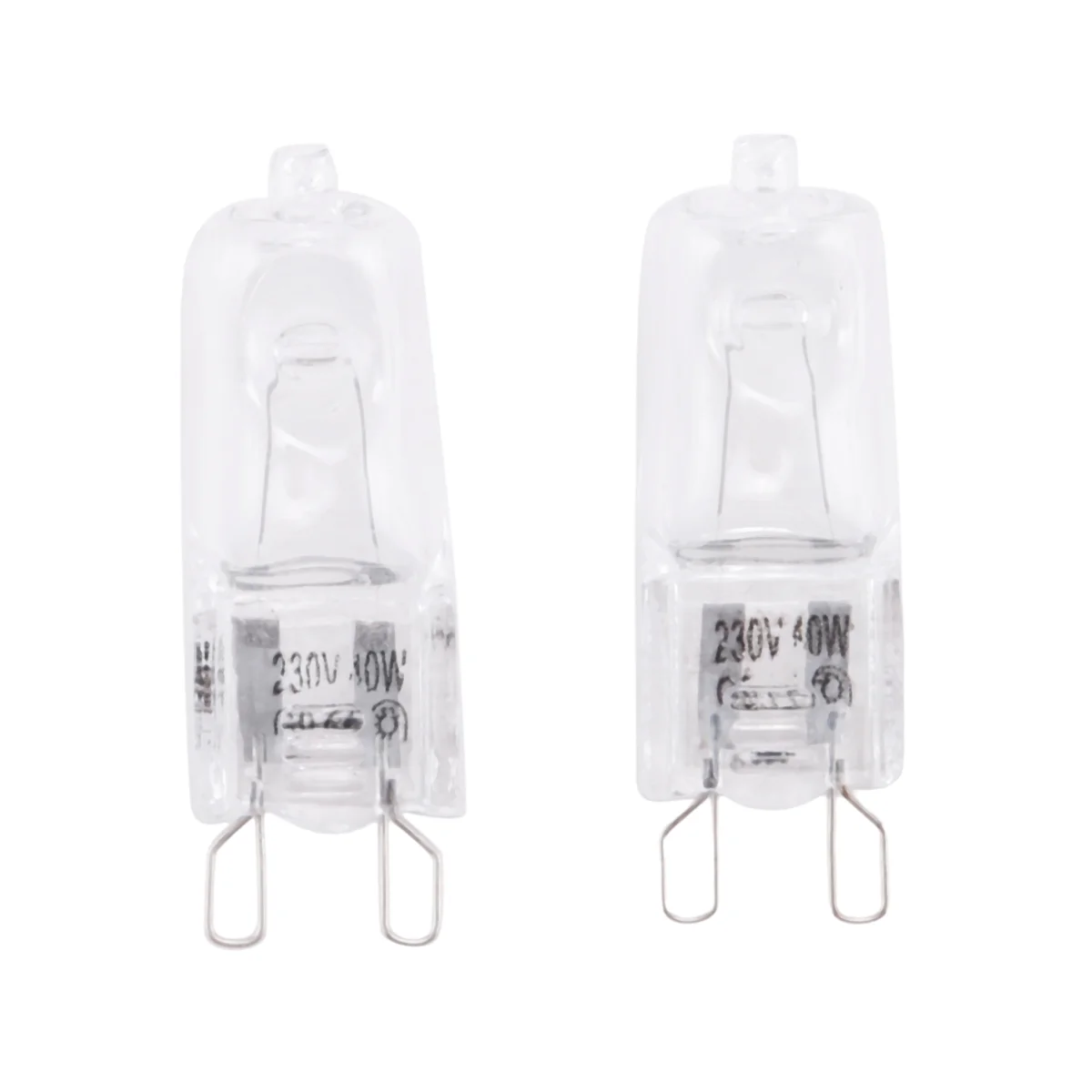 ABZV-20Pcs G9 Halogen Light Bulbs,40W Clear Halogen Lamps Dimmable,Warm White 2800K for Chandeliers,Pendants,Landscape Lights