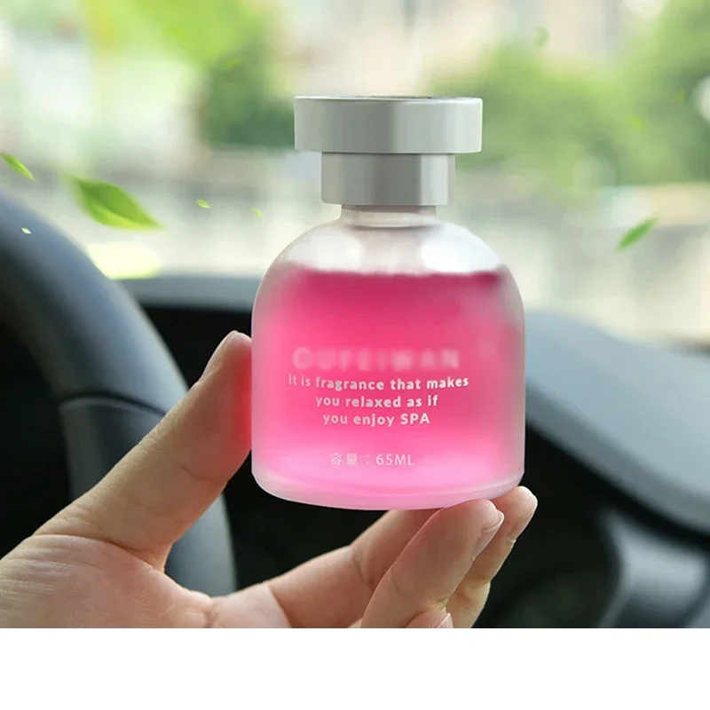 Car Air Freshener Perfume Odor Eliminator Freshener Perfume Rose, Lavender, Lemon, Cologne Fragrances, Office Home Aromatherapy