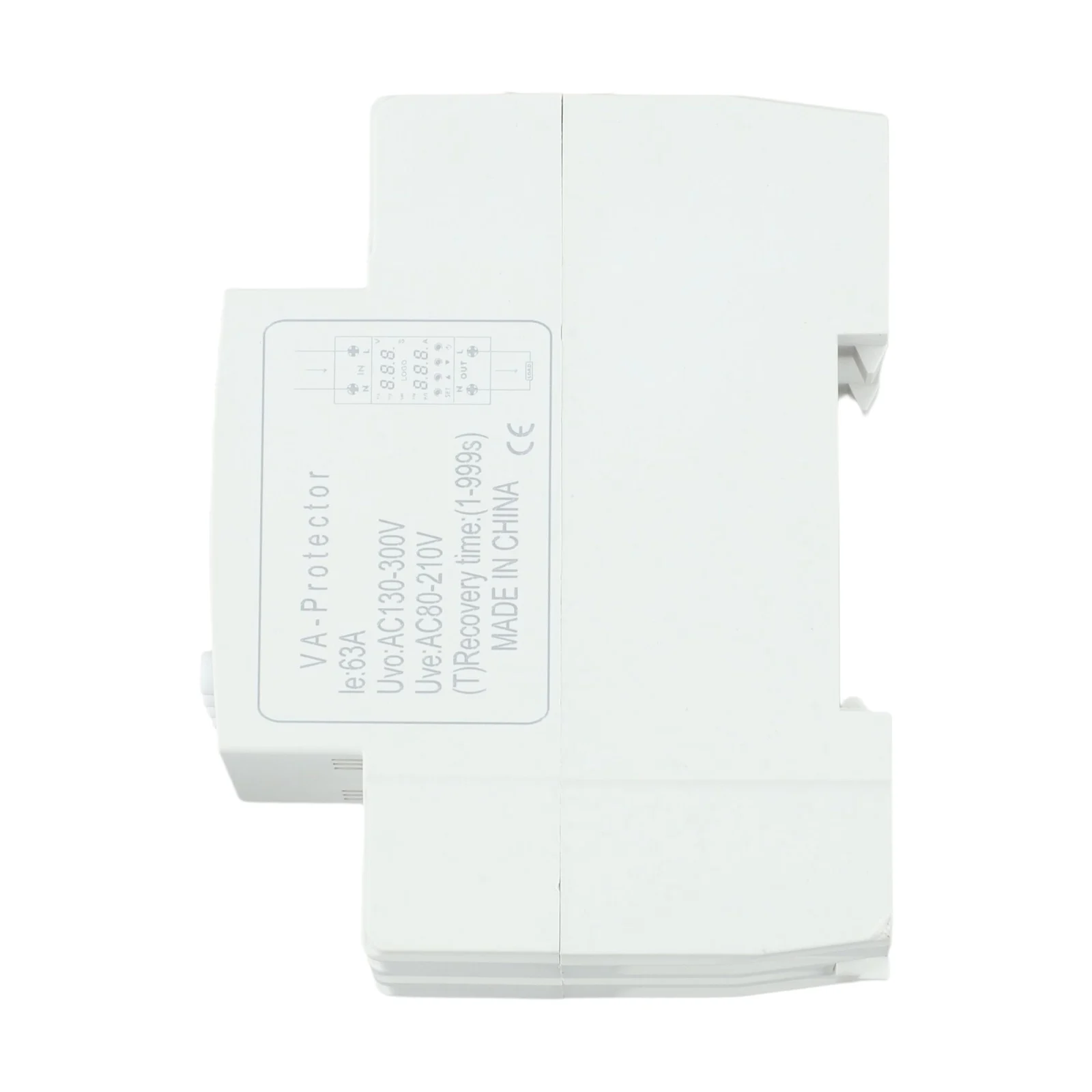 Dual Display LCD Voltage Protector Relay with Smart Overcurrent Control and Delay Function for Electrical System Safety