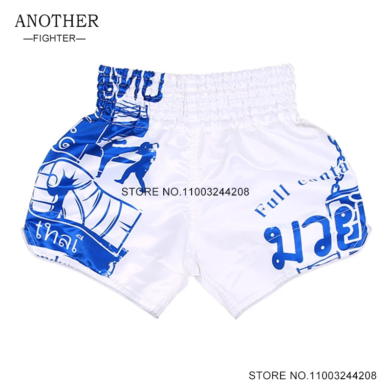 Muay Thai Shorts Kids Thai Boxing Shorts Child Lightweight Boy Girl Gym Sparring Grappling Kickboxing Training Cage Fight Shorts