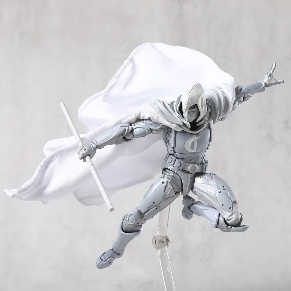 Удивительный Yamaguchi Revoltech Moon Knight, подвижная сборная фигурка, модель из ПВХ, фигурка, игрушка Удивительный Yamaguchi Revoltech Moon Knight, подвижная сборная фигурка, модель из ПВХ, фигурка, игрушка