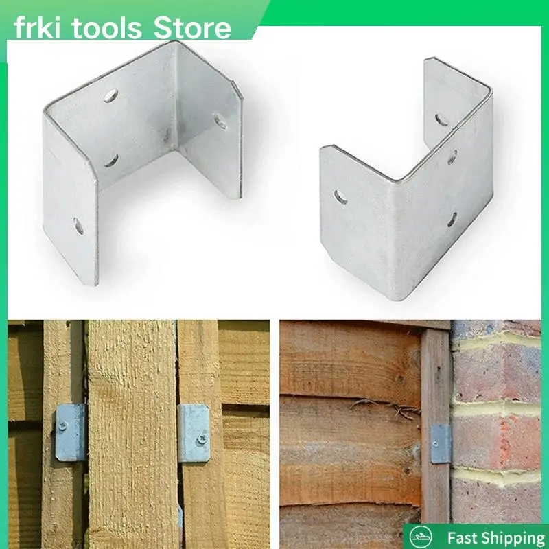 

Зажимы для панели забора, U-образный зажим для решетки, кронштейн для деревянных стоек, безопасный забор или панель для забора, оцинкованные зажимы для ограждения-A79G