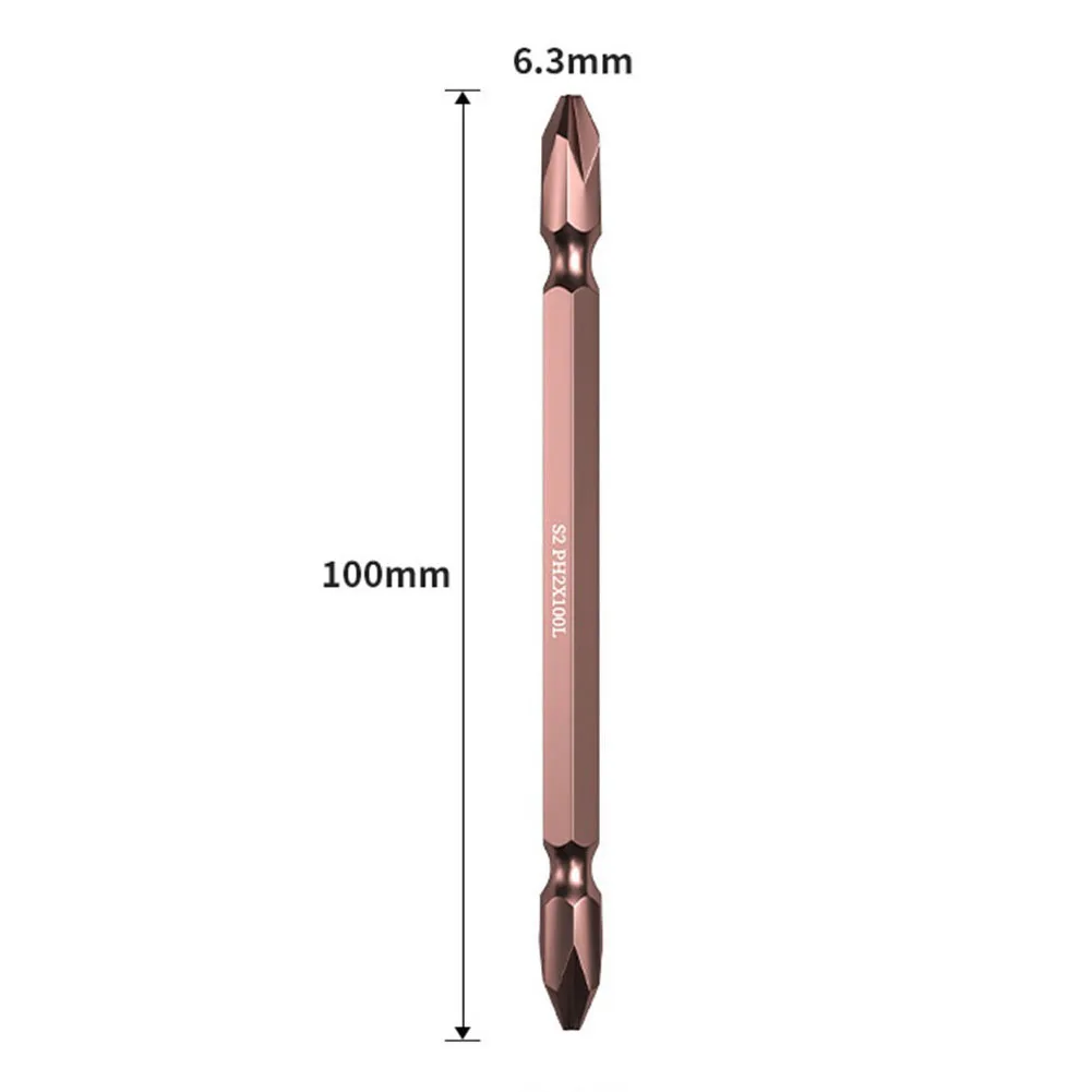 Imagem -05 - Double-head Ph2 Chave de Fenda Bit Grupo Cromo Vanádio Liga de Aço Hex Batch Cabeça Bits Chave de Fenda Elétrica 10 Pcs