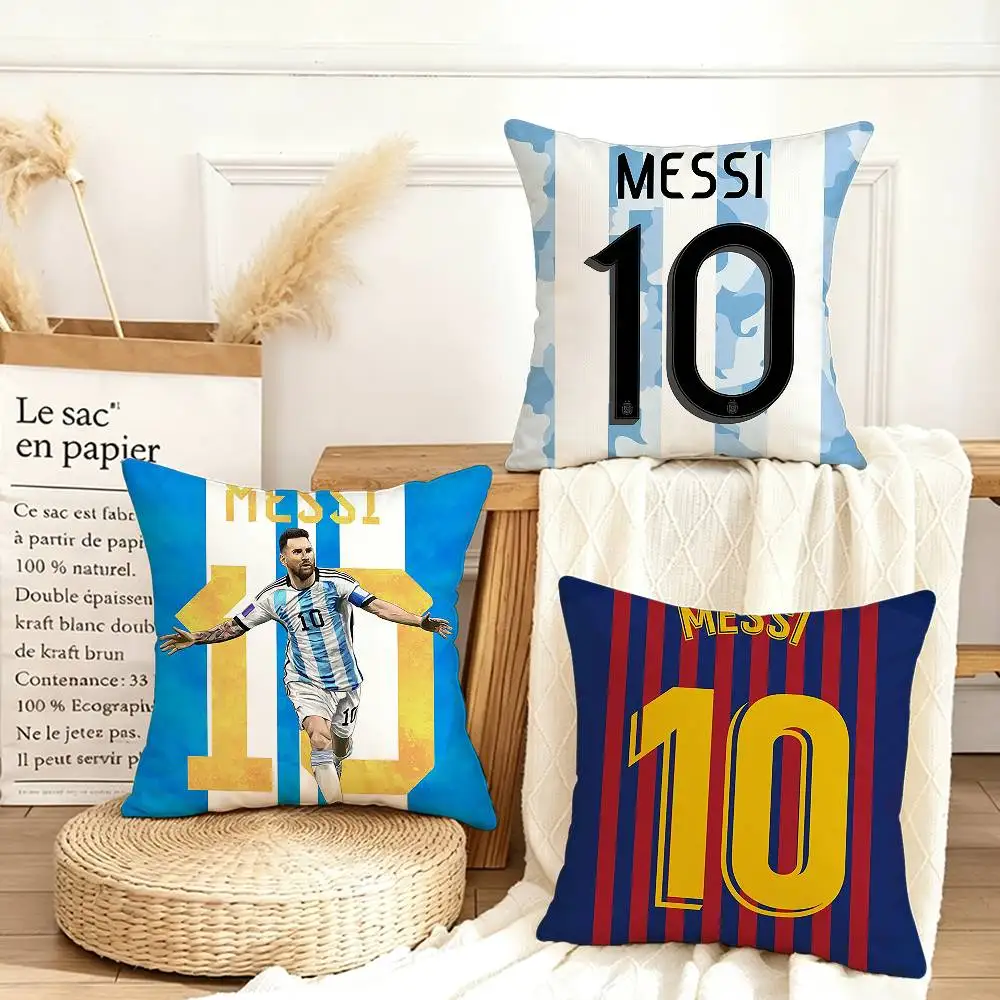 

Lionel Messi-10 Various Sizes Square Pillow Case For Car Home Bedchamber Decor