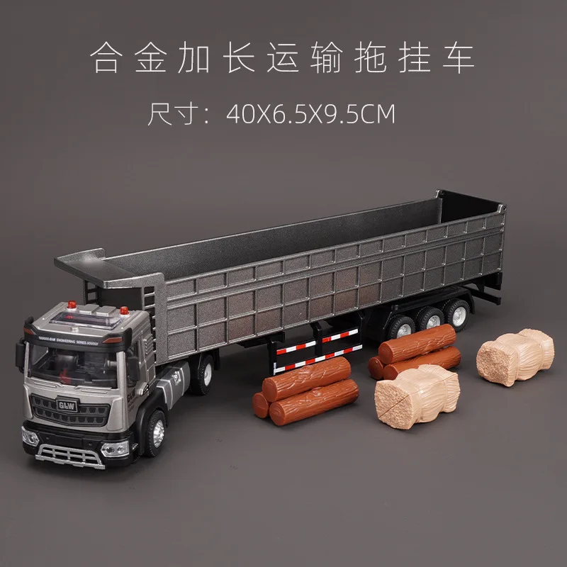 New Simulation Of Extended Truck Dump Truck Model Toys Engineering Transport Vehicle Heavy Truck Tipping Bucket Toys Gifts Model