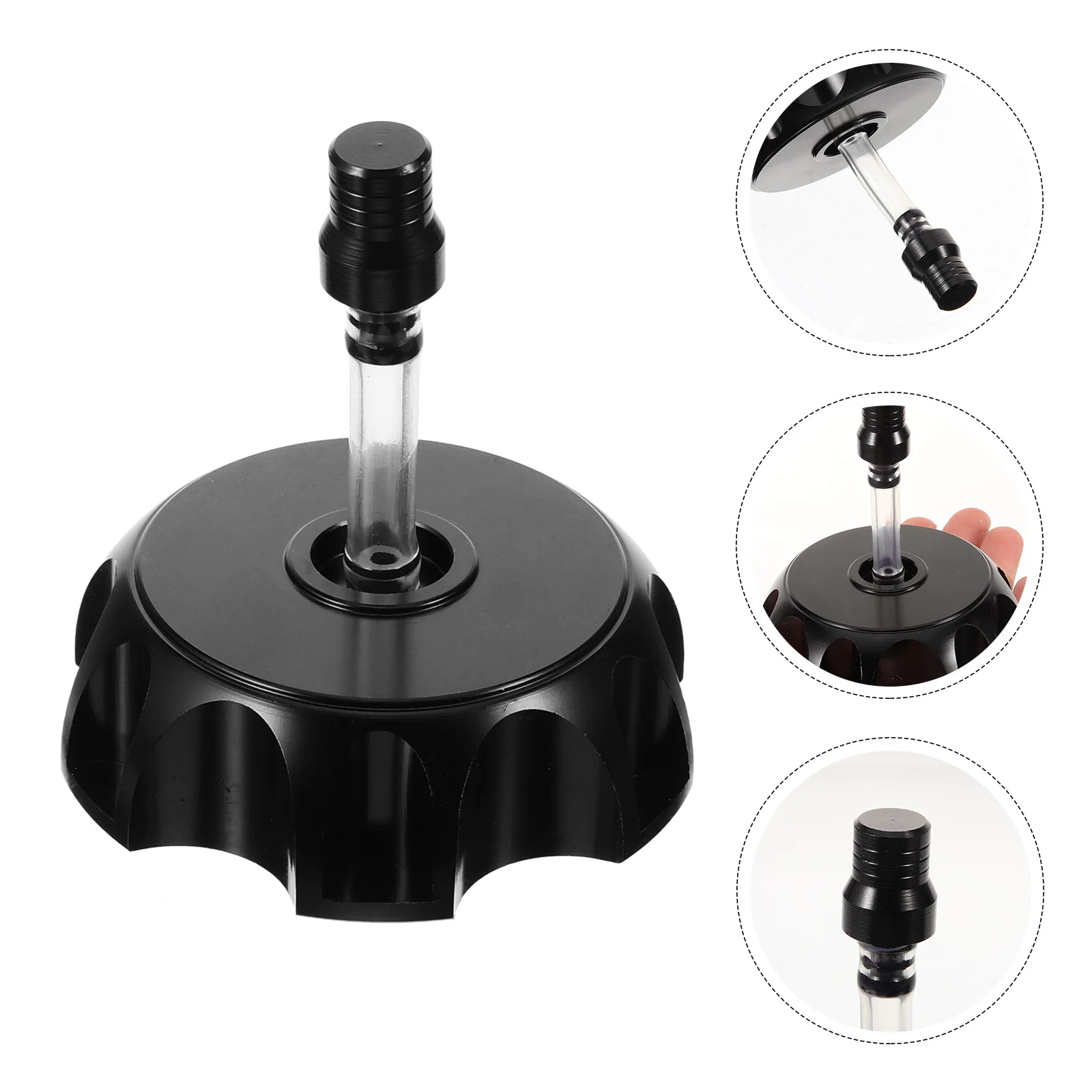 

Aluminum Alloy Motorcycle Oil Lid Hexagonal Cap Black Coating Durable Gas Cover For Motorbike Accessories Pit Bike Parts Fuel