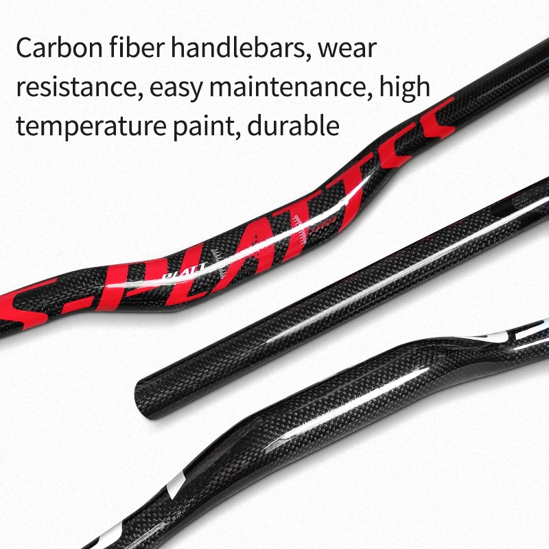 3K-Carbonfaser-Lenker für Mountainbike, Riser-Lenker, 720 mm, Rennrad-Lenker, ultraleicht, T700, Schwarz, H002A272 – Detail 4