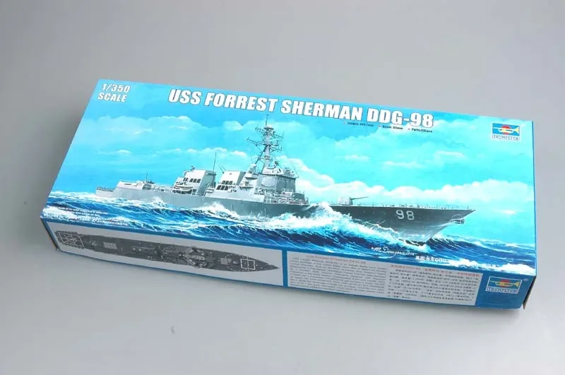 Trumpeter model 04528 1/350 USS Forrest Sherman DDG-98 plastic model kit