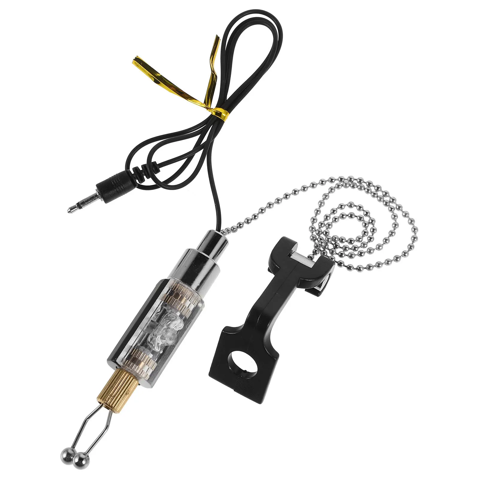 جرس إنذار لقضيب الصيد، تنبيه عالي الصوت، إشارات الصوت والضوء، معدات الصيد الليلية، مؤشر لدغة الأداء المستقر