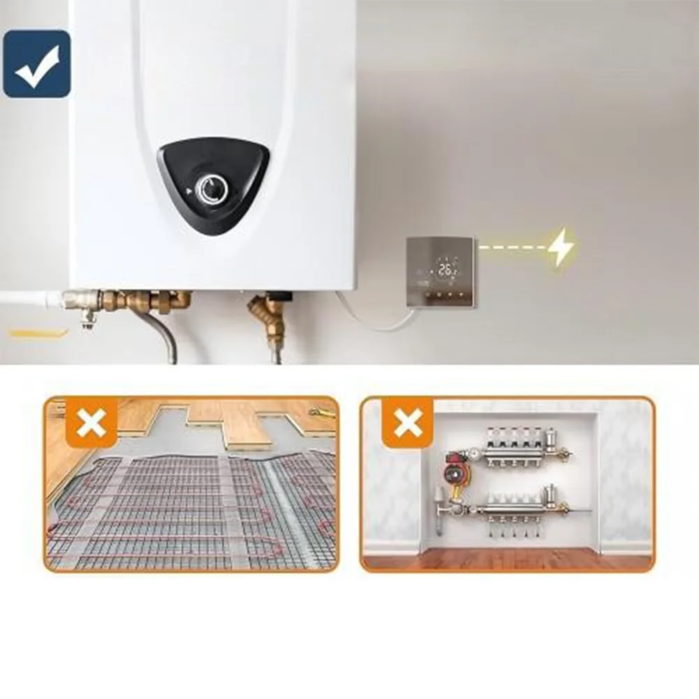 Boiler Control Heating Thermostat Programmable Schedule 5 C-95 C 5 1 1 Programmable Energy Saving Mode Frost Protection