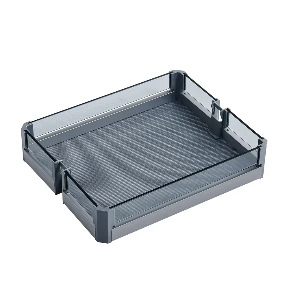 Modern Tall Kitchen Cabinet with Pull-Out Basket: A Space-Saving Marvel thumbnail