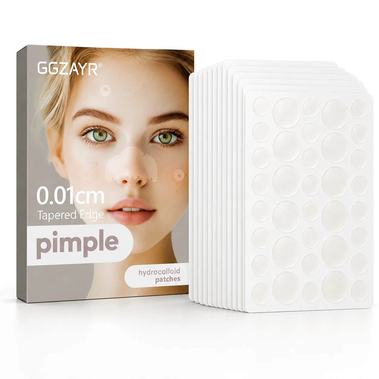 720PCS Hydrocolloid Pimple Patches Ultra Thin Invisible Acne Patch Waterproof Blemish Spot Stickers for Daily Care