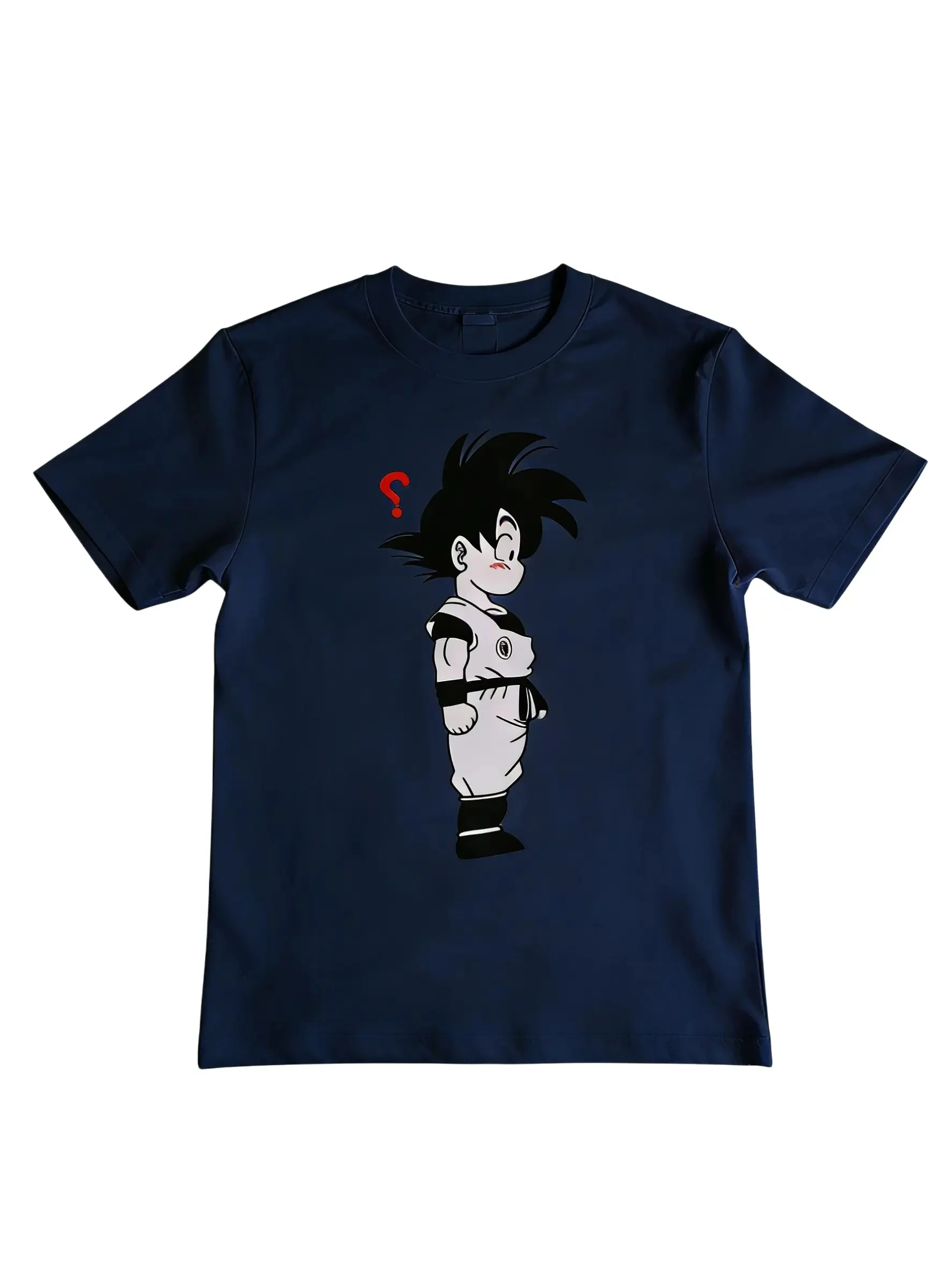 2026 Summer Dragon Ball Retro Anime T-Shirt Couple Wear Goku Chi-Chi Casual Loose Daily Top Cute Love Design Y2K Style view 5