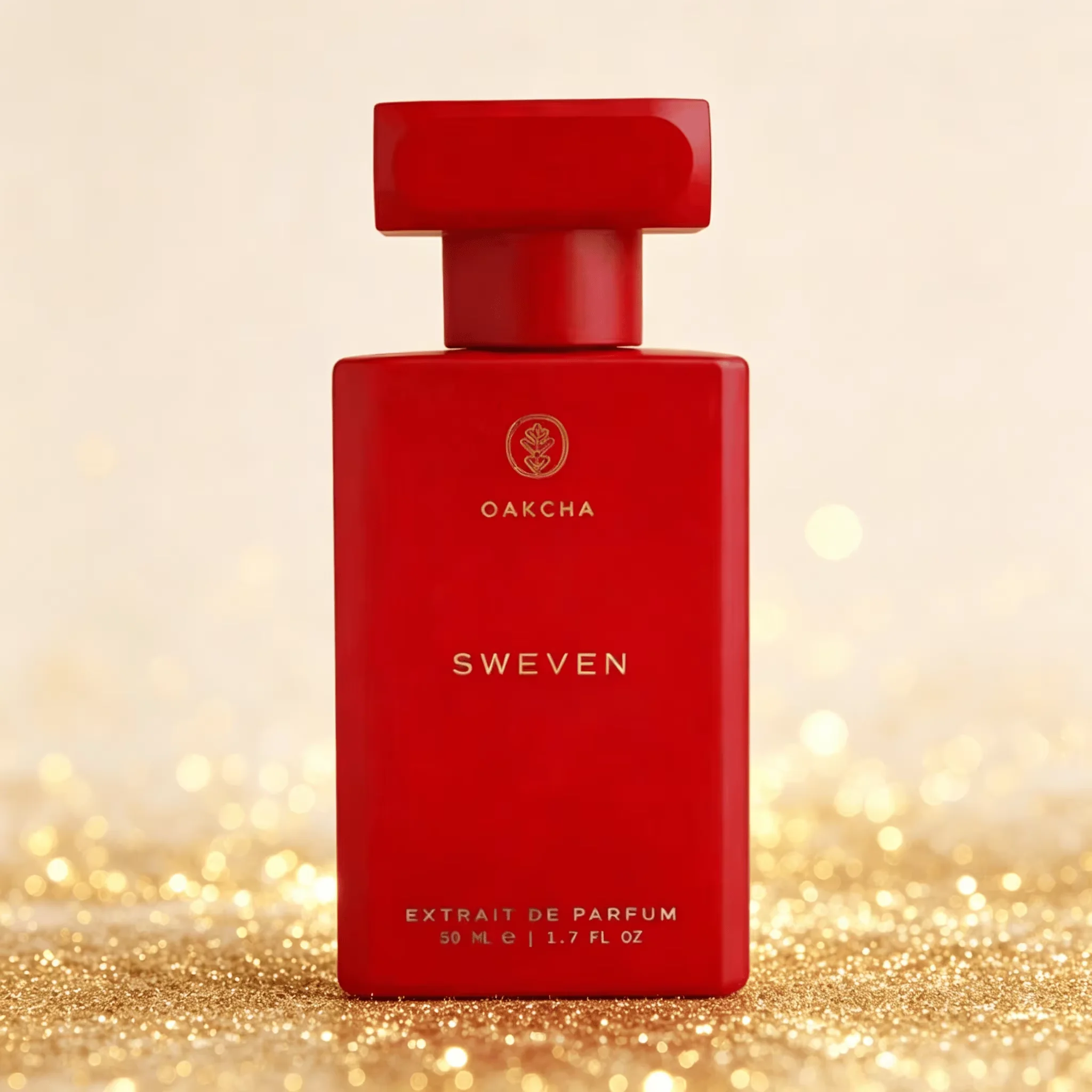 OAKCHA Sweven Extrait De Parfum 50ML Unisex Perfume for Men Women Intense Rich Red Peony Floral Aroma Long Lasting Matte Red Frosted Bottle Wedding Anniversary Birthday Holiday Present