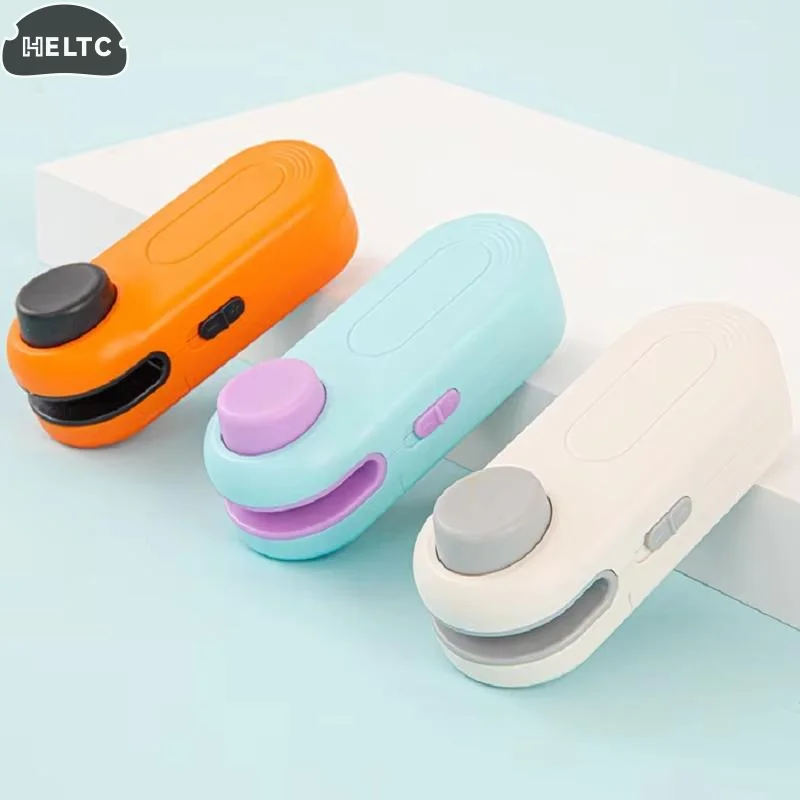 1pcs Mini Heat Bag Sealing Machine Package Sealer Bags Thermal Plastic Food Bag Closure Portable Sealer Kitchen Accessories - view 2