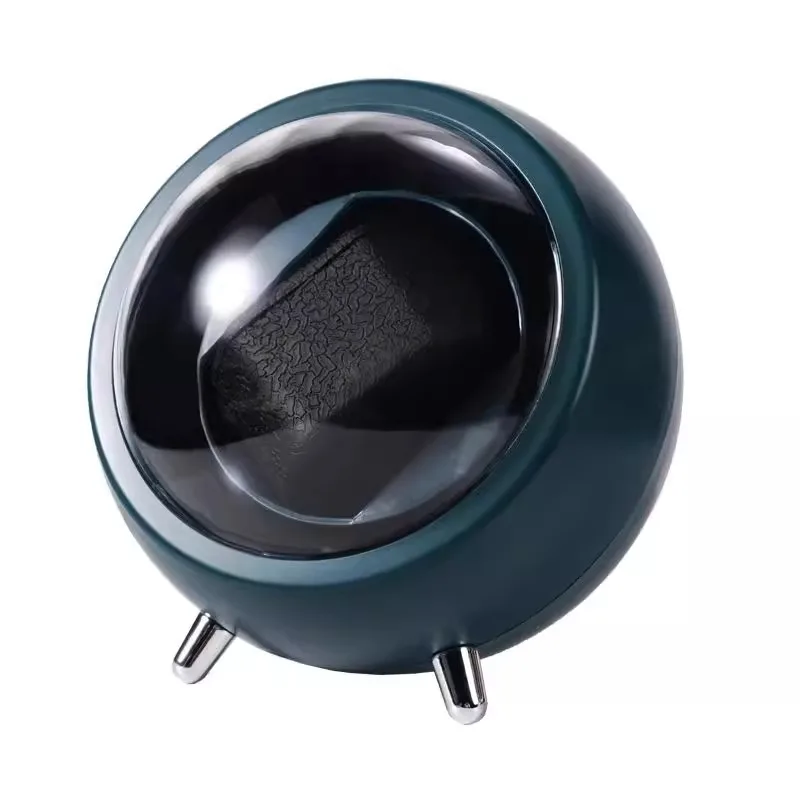 Caja de almacenamiento de decoración de reloj para Casio Cartier Tissot Omega caja giratoria de reloj mecánico verde, máquina bobinadora inteligente