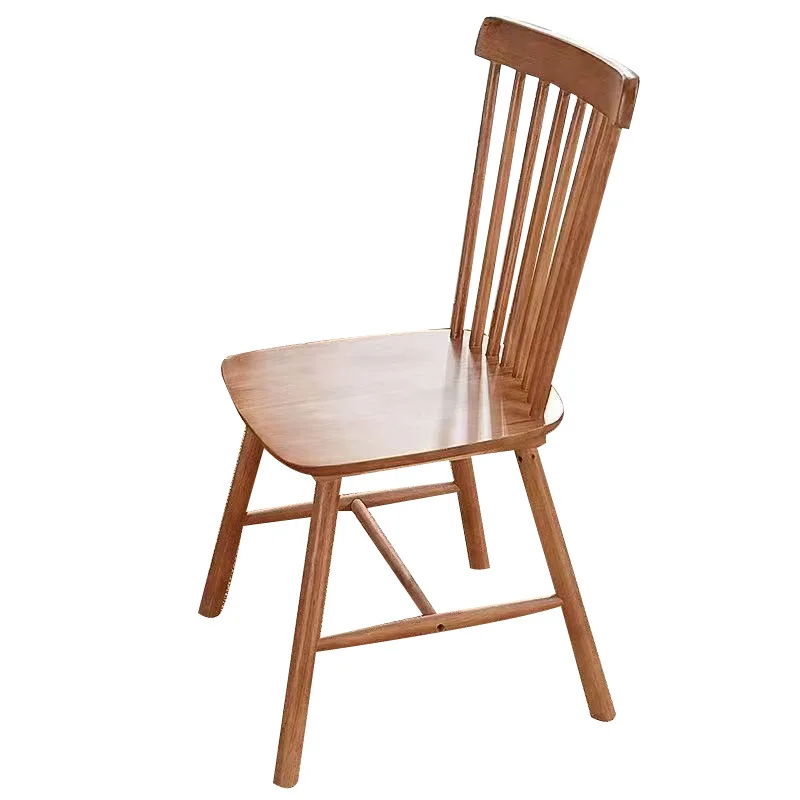 

Windsor Solid Wood Chair Nordic Home Modern Simple Dining Table and Chair Commercial Cafe Leisure Desk Windsor