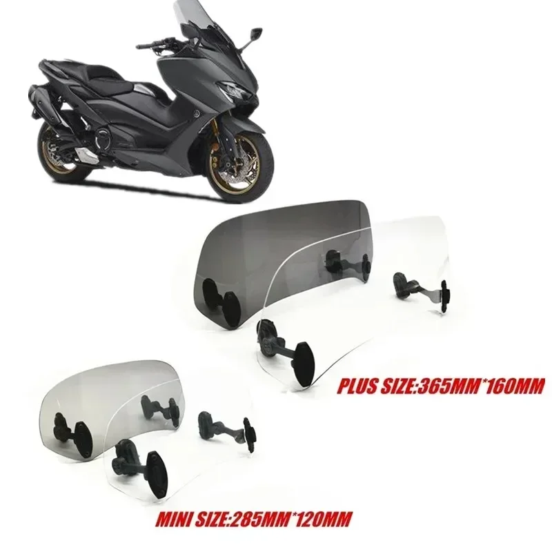 FOR YAMAHA TMAX530 SX DX TMAX500 MT-09 FJ-09 TRACER XT1200Z Risen Adjustable Windshield Spoiler Air Deflector motorcycle