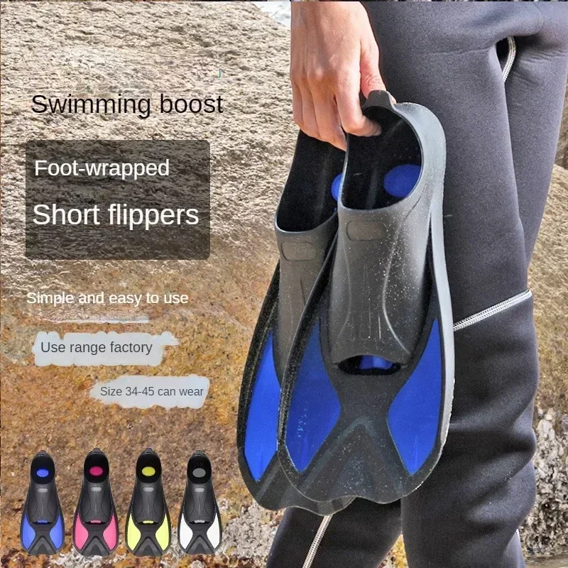 

Взрослый и детский размер 8, сумка 30-45, подводное плавание в стиле каблука, короткие Fi ns, ласты для плавания, обувь для дайвинга-лягушки, утиные ласты