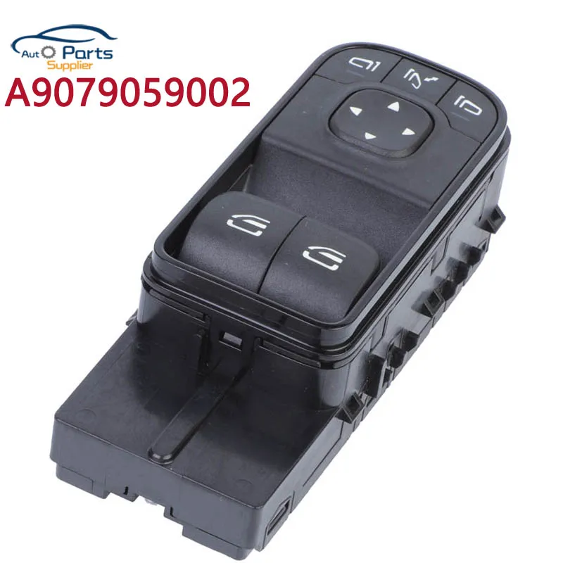 New A9079059002 A9079056603 Door Window Mirror Master Switch for Mercedes-Benz SPRINTER 3500 XD 2018-2021 9079059002