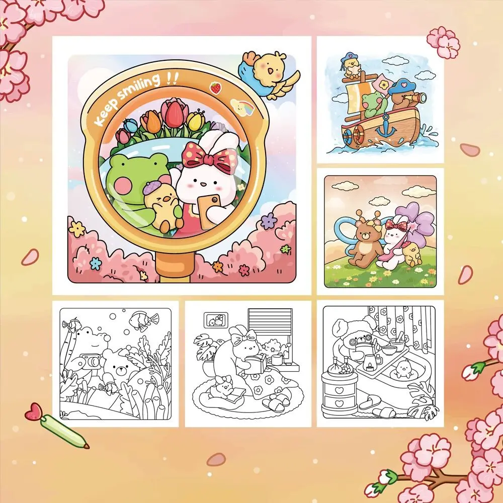 كتاب تلوين جديد لتخفيف التوتر كارتون جرافيتي آرت رسومات الشعار المبتكرة كتاب صور لعشاق التلوين