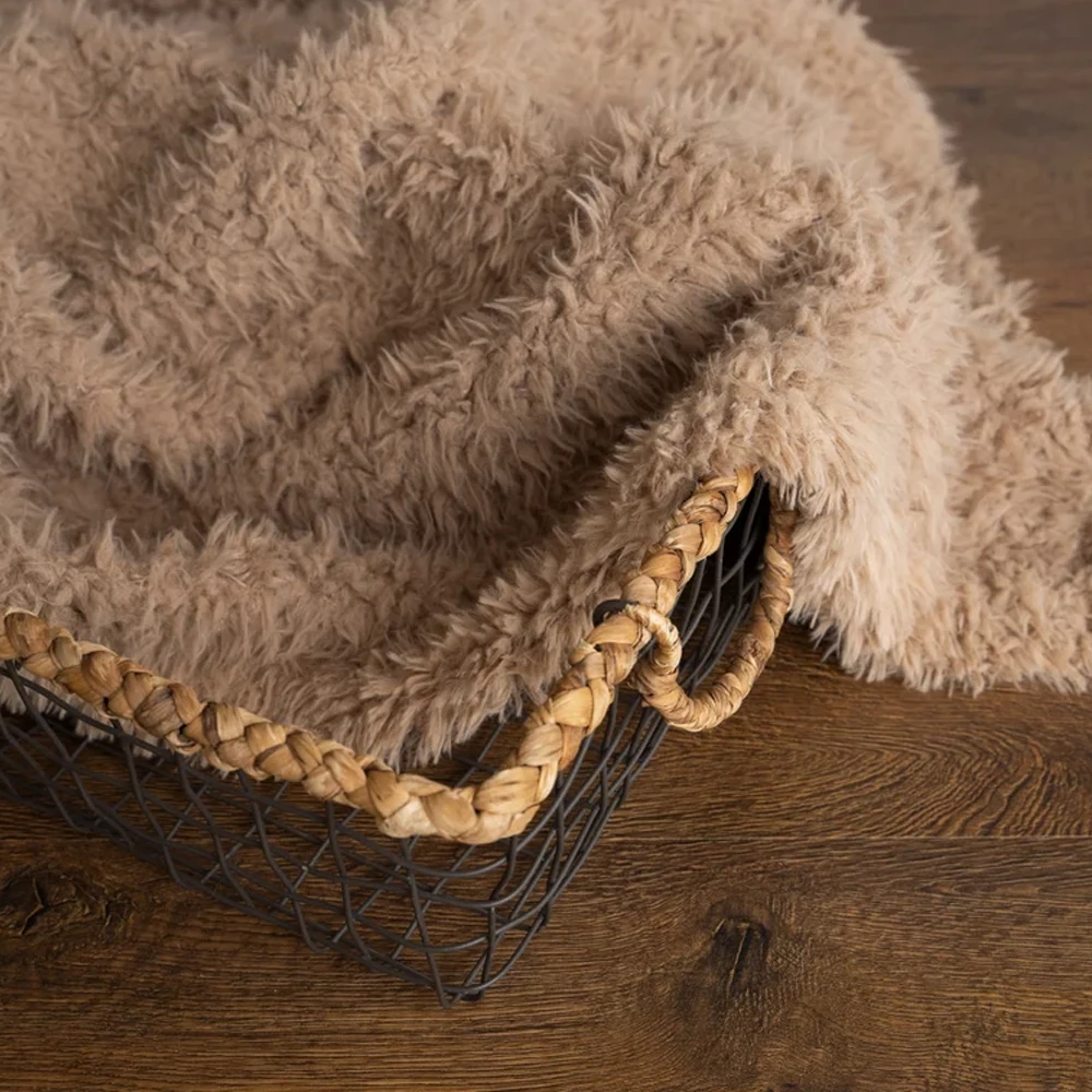 80x100 سنتيمتر فو الفراء لحديثي الولادة التصوير الدعائم خلفية الفراء بيبي بوي بنات أفخم الانتحال بطانية قماش حصيرة سلة السلطانية ستوفير