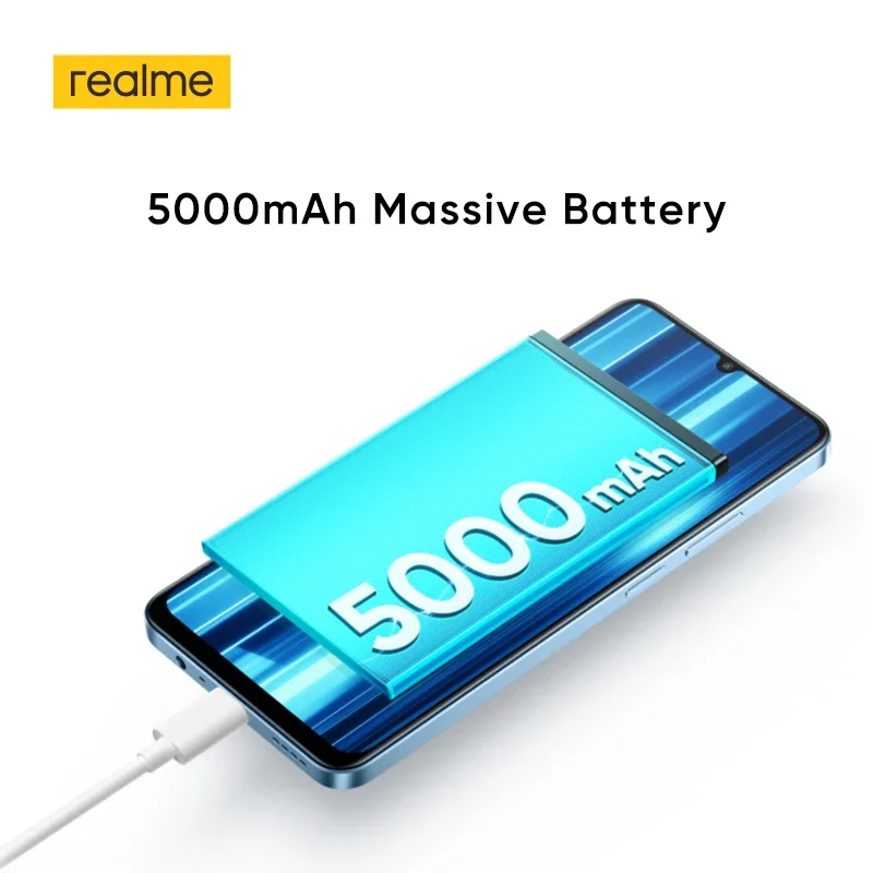 รุ่นรัสเซีย realme หมายเหตุ 60 สมาร์ทโฟน 32MP กล้อง 6.74 ''90Hz 5000mAh แบตเตอรี่ 128GB IP64 ที่มีประสิทธิภาพ Octa-core ชิปเซ็ต